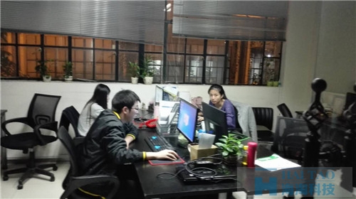 海淘科技員工奮戰(zhàn)24小時，只為項目更加完美