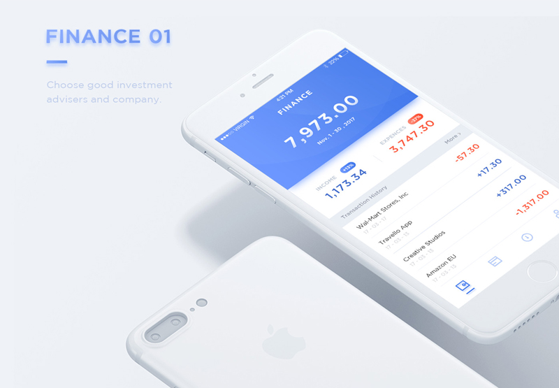投資APP 界面設計,理財類app界面設計,優(yōu)秀app界面設計