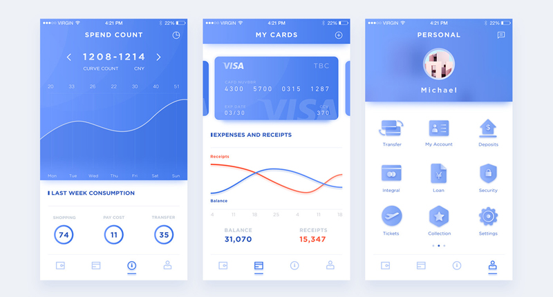 投資APP 界面設計,理財類app界面設計,優(yōu)秀app界面設計